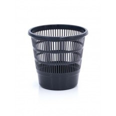 Papelera Residuos Rejilla 16Lt Plastico Gris
