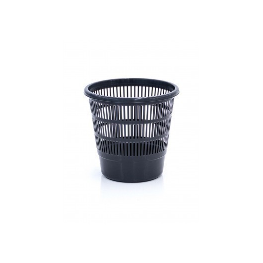 Papelera Residuos Rejilla 16Lt Plastico Gris