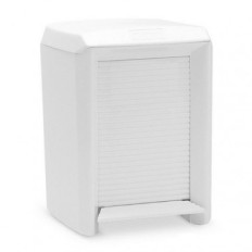 Cubo Basura  Con Pedal 07Lt Plastico  Blanco Olympia Tatay