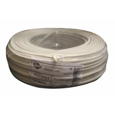 Cable Elec 2X0,50Mm Mang Nivelcable Electricidad Manguera Plano 2X0,50Mm Blanco