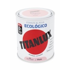 Esmalte Al Agua Ecologico Mate 750 Ml Rosa Frambuesa Titanlux