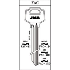 Llave Cilindro En Bruto Jma Acero -12D