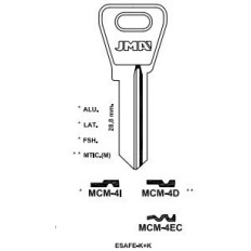 Llave Cilindro En Bruto Jma Acero Mcm-4I