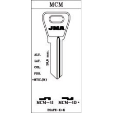 Llave Cilindro En Bruto Jma Acero Mcm-4D