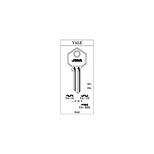 Llave Cilindro En Bruto Jma Acero Ya-1D