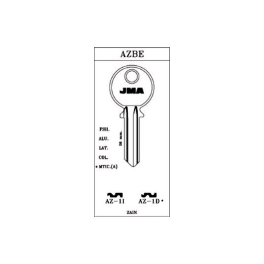 Llave Cilindro En Bruto Jma Acero Az-1I