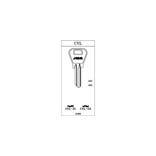Llave Cilindro En Bruto Jma Acero Cvl-2D