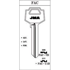 Llave Cilindro En Bruto Jma Acero -7D