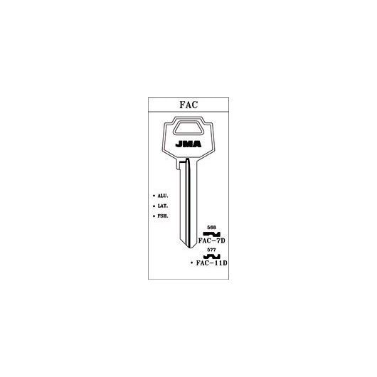 Llave Cilindro En Bruto Jma Acero -7D