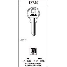 Llave Cilindro En Bruto Jma Acero If-I25