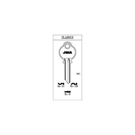 Llave Cilindro En Bruto Jma Acero Il-1D