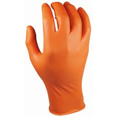 Guante Des.Sin Polvo Grippaz 10 580Or/Xl