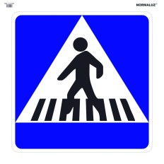 Señal Vial 700X700Mm Bolsa Textil Paso De Peatones V11126