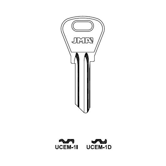 Llave Cilindro En Bruto Jma Acero Ucem-1I