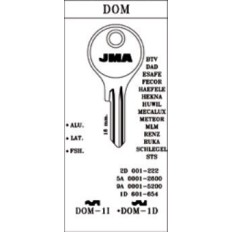 Llave Cilindro En Bruto Jma Acero Dom-1I