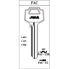 Llave Cilindro En Bruto Jma Acero -13D