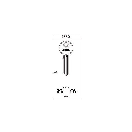 Llave Cilindro En Bruto Jma Acero Is-1D