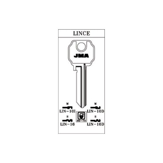 Llave Cilindro En Bruto Jma Acero Lin-16D