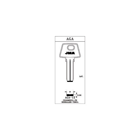 Llave Puntos En Bruto Jma Laton Aga-12