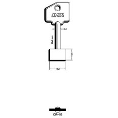 Llave De Gorja En Bruto Jma Laton Cr-1G