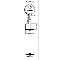 Llave De Gorja En Bruto Jma Laton Kas-2G