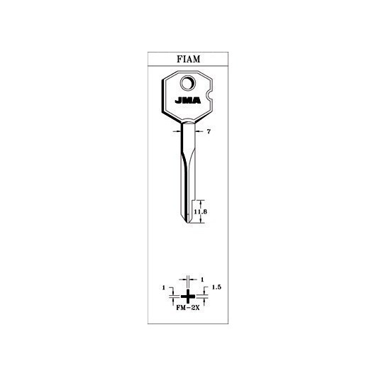 Llave De Cruz En Bruto Jma Acero Fm-2X