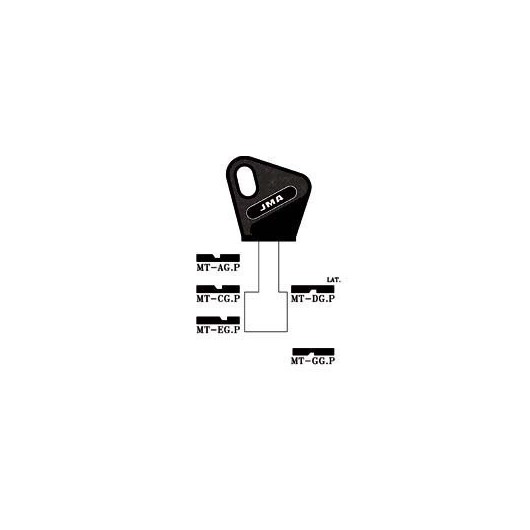 Llave Cilindro En Bruto Jma Laton Negro Mt-Cg.P