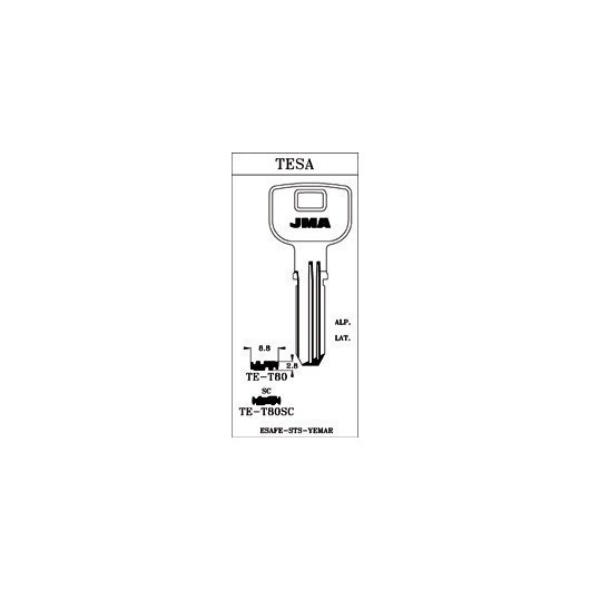 Llave Puntos En Bruto Jma Alpaca Te-T80