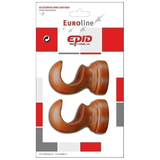 Soporte Barra Cortina 29Mm Techo Madera Avell. Epid