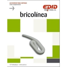 Garfio Cortina Simple Blanco Epid 36 Pz