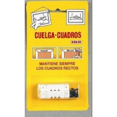 Colgador Cuadros Blanco Colis