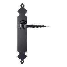 Manivela Puerta 240-105-Salomon. Negro Placa Larga 