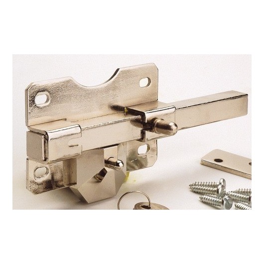 Cerrojo Sobreponer B-2N Niquel Con Bombillo 50Mm Cays