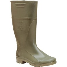 Bota Agua T41 Alta Monocolor Pvc Verde P'Agua