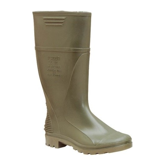 Bota Agua T41 Alta Monocolor Pvc Verde P'Agua