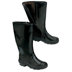 Bota Agua T46 Alta Ingenio Pvc Marron Forro Interior P'Agua