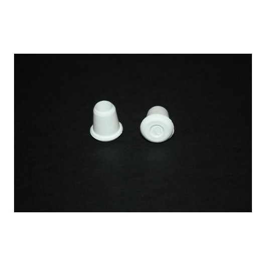 Contera Plastico Redonda Blanca 10 Mm.11510