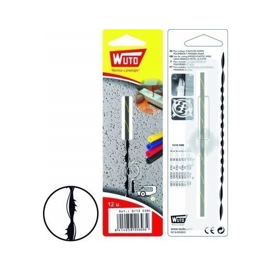 Pelo Marqueteria Segueta 13Cm 50,8Tpi Var.Mat Espiral Nº 1