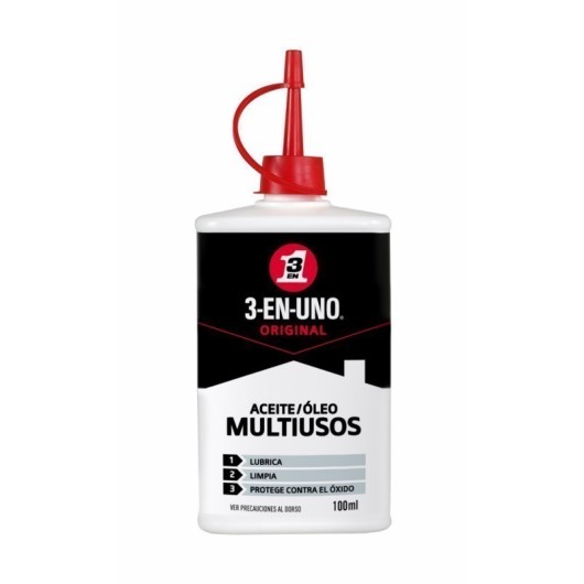 Aceite Lubricante Multiusos Gotero 3-En-Uno 100 Ml