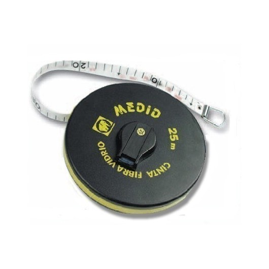 Cinta Metrica 20Mt-15,0Mm Fibra Vidrio Estuche Abs Medid