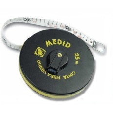 Cinta Metrica 25Mt-15,0Mm Fibra Vidrio Estuche Abs Medid