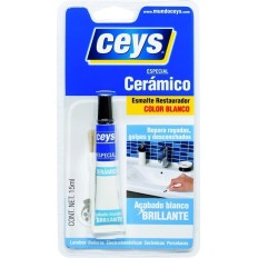 Esmalte Restaurador Ceramico 15 Ml Blanco Brillante Ceys