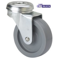 Rueda Giratoria 030Mm 3-0005 Ag/Pas 015Kg.Liso Pp Gr Bd Bp Alex