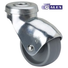 Rueda Giratoria 030Mm 3-0019 Ag/Pas 015Kg.Liso Pp Gr H Bp Alex