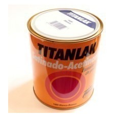 Esmalte Laca Satinado  750 Ml Blanco  Interior/Exterior  Poliuretano  Titan Titanlak