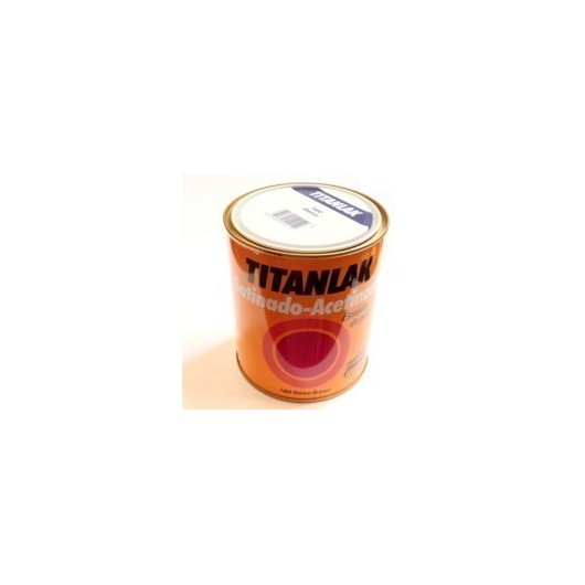 Esmalte Laca Satinado  750 Ml Blanco  Interior/Exterior  Poliuretano  Titan Titanlak