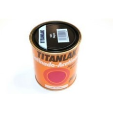 Esmalte Laca Satinado  375 Ml Negro   Interior/Exterior  Poliuretano  Titan Titanlak