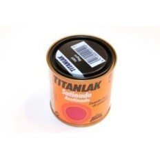 Esmalte Laca Satinado  125 Ml Negro   Interior/Exterior  Poliuretano  Titan Titanlak