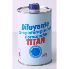 Diluyente Pintura Piscina Al Disolvente Titan 1 Lt