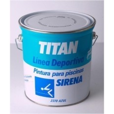 Pintura Piscina 4 Lt Azul Acrilica Disolvente Mate Titan